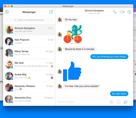 Facebook Messenger for Mac to be released soon
