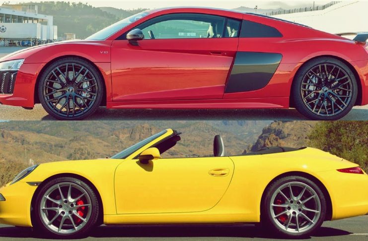 Audi R8 Spyder V10 2016 Vs Porsche 911 Carrera 4S Cabrio 2016: Which is BEST?