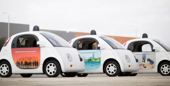 Google self-driving car fleet