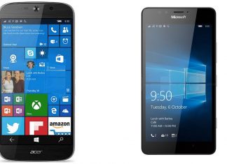 High-end Windows phones Lumia 950 vs. Liquid Jade Primo