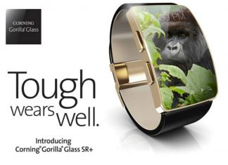 Corning's Gorilla Glass SR+ for small wearables