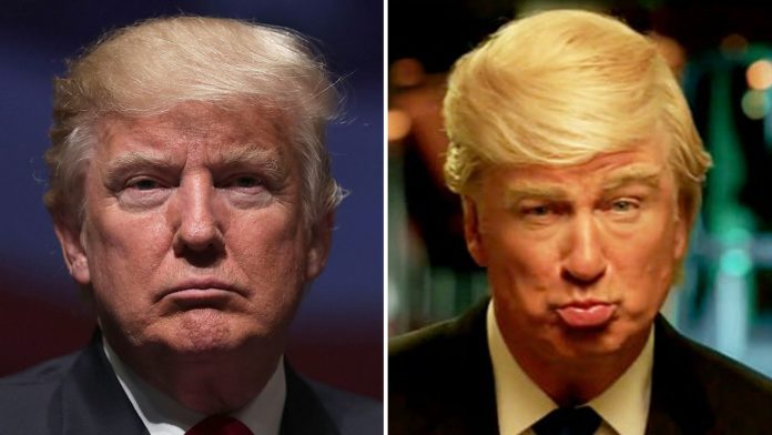 Alec Baldwin portrays Donald Trump on SNL