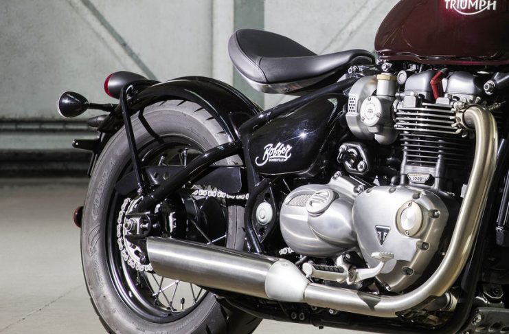 2017 Triumph Bonneville Bobber is a classic American chopper