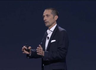 AWS CEO Andy Jassy at the reInvent con 2016.