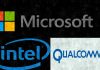 Microsoft, intel, and qualcomm.