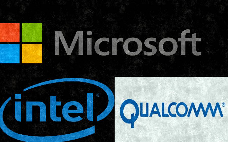 Microsoft, intel, and qualcomm.