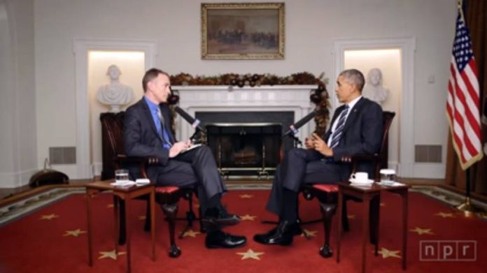 steve-inskeep-interviews-barack-obama-at-the-white-house Steve Inskeep interviews Barack Obama at the White House.