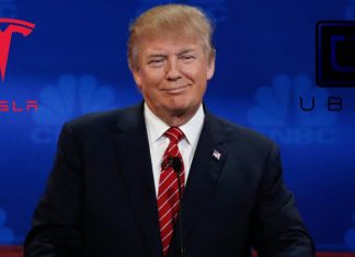 Tesla-Uber-Donald Trump