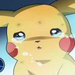 Pikachu crying