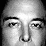 Elon Musk black and white