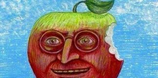 Steve Jobs-Apple illustration