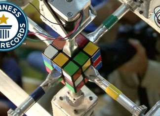 Robot breaks fastest Rubik’s Cube solving record