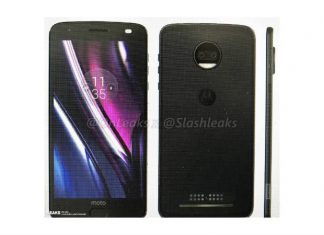 Moto Z2 Force leaked image