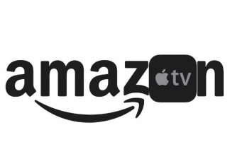 Amazon Primer Video and Apple TV logo combined