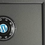 A safebox with the Wordpress logo