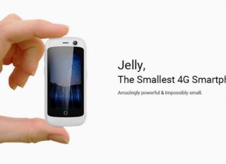 Jelly is a cheap mini smartphone that runs Nougat 7.0 Jelly, the smallest android smartphone