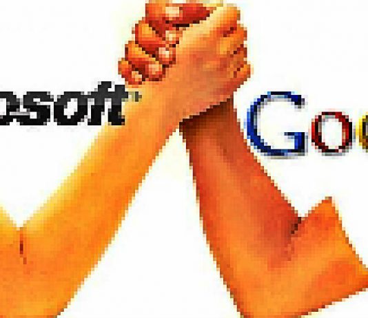 Google and Microsoft image