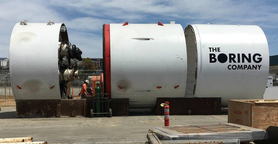 Boring company, tunnel, los angeles, godot