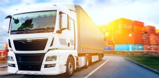 Freight Truck Moving