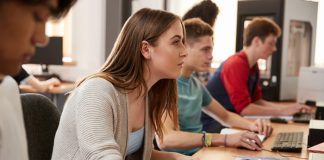 Students Learning Programming Language