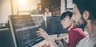 Developer Working with Java