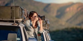 Female Photographer Taking Pictures