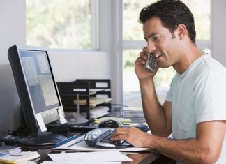 A Simple Guide To Set Up A Home Office Man Working from Home Office