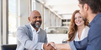 Couple Buying A New Car