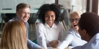 Happy Employees Celebrating