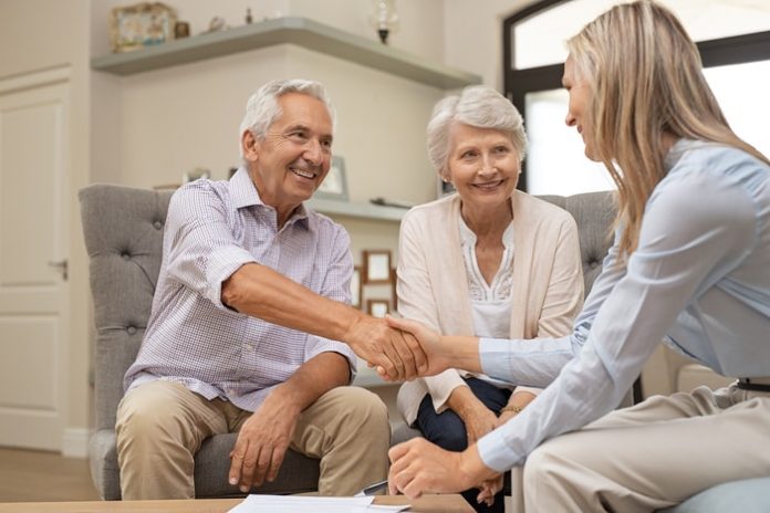 senior-couple-making-financial-decision Senior Couple Making Financial Decision