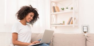 Woman Browsing Internet