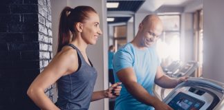 Woman Working Out Personal Trainer