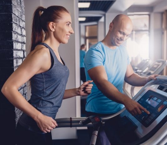 Woman Working Out Personal Trainer
