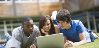 Students Studying Online