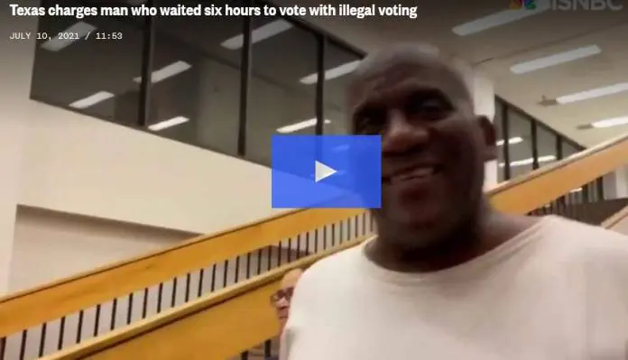 Black Man Faces 25 Years in Prison for Voting in Texas While On Parole Black Man Faces 25 Years in Prison for Voting in Texas While On Parole