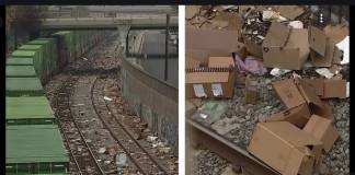 Robbers Raid Trains in Los Angeles, Vandalize Amazon Packages and UPS Boxes