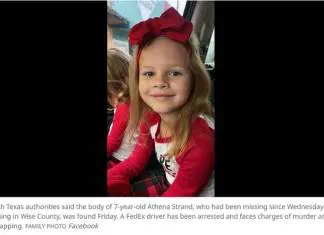 FedEx Driver Confesses to Kidnapping and Killing 7-Year-Old Girl in North Texas