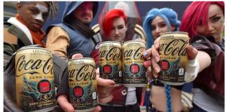 Coca-Cola Partners League of Legends Gamers for Limited Edition +XP Coke Flavor
